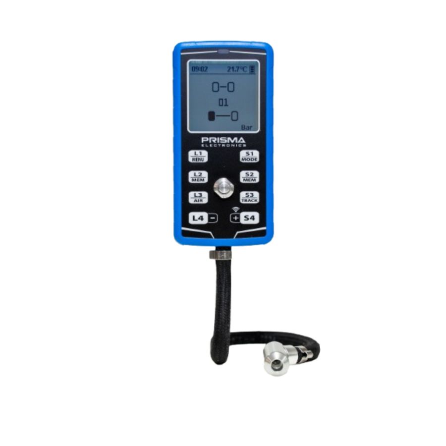 Manomètre de pression Prisma HIPREMA 5 avec chrono 4 pilotes et température infrarouge pour atelier karting