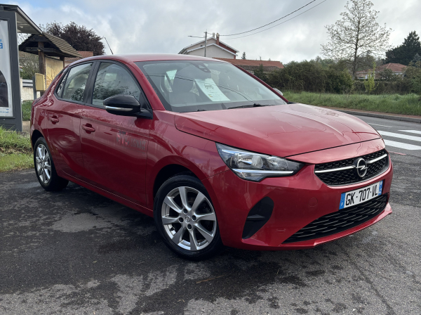 Voiture Opel Corsa 1.2 Essence 75 ch 2022 - 5 portes, boîte manuelle, 4 CV fiscale, rouge
